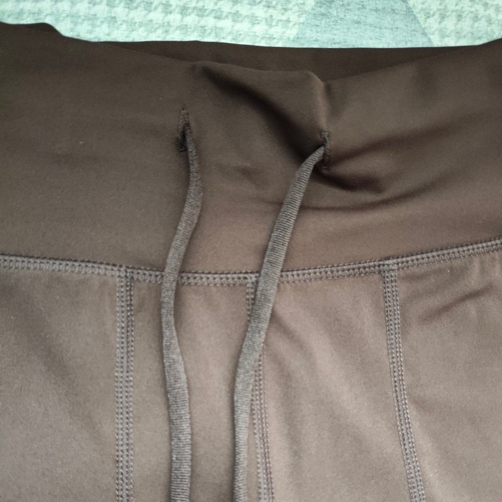 lululemon athletica Dark Brown Wide-Leg Drawstring Track Pants - Picture 2 of 7